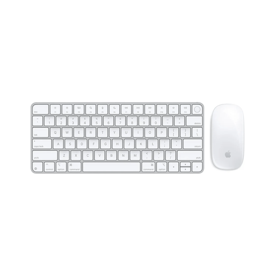 Apple Magic Keyboard with Touch ID (A2449) and Magic Mouse 2 (A1657) -