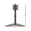 15'' - 32'' Single Monitor Arm Stand – Freestanding Desk Mount for HD LED - UN Tech