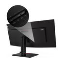 Lenovo ThinkVision T34w-20 34" WQHD Curved Ultrawide Monitor with Stand