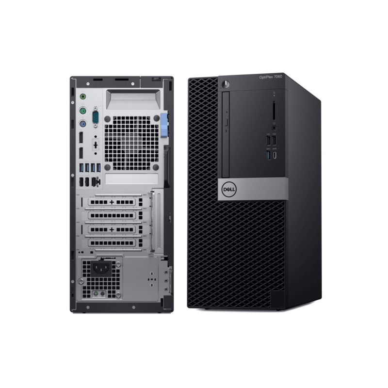 Dell Optiplex 7060 Mini Tower Intel Core i7 - 8700 @ 3.2GHz 8/16GB RAM 128/256/512GB SSD Win 11 Pro - UN Tech