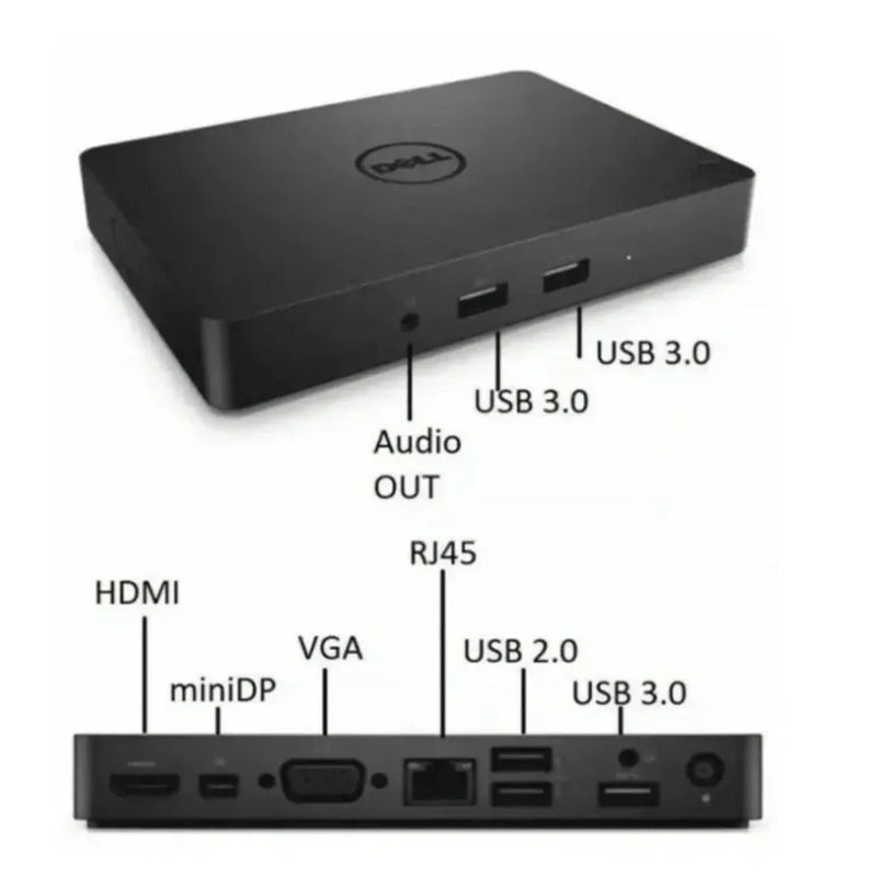 Dell Pro WD15 K17A USB - C Docking Station with 180W Power Adapter - UN Tech