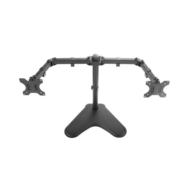 Dual Dell P2217H 22" FHD IPS Monitor with Dual Arm Stand - UN Tech