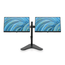 Dual HP P241v 23.8" FHD Monitors with Dual Arm Stand - UN Tech