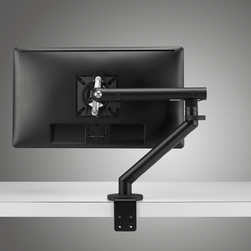 Flo Monitor Black Arm with White Table Clamp