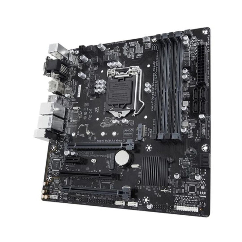 Gigabyte Q370M D3H GSM Plus LGA1151 DDR4 Micro-ATX Motherboard