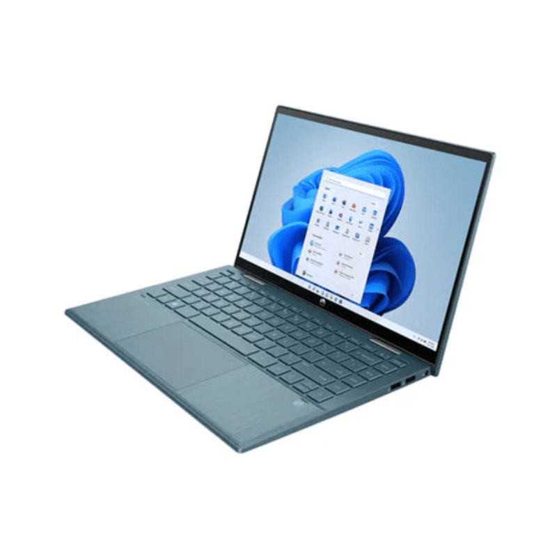 HP x360 Convertible 14 - dy02191tu 14" Touch Gold 7505 8GB RAM 256GB SSD Win 11 - Pruce Blue - UN Tech