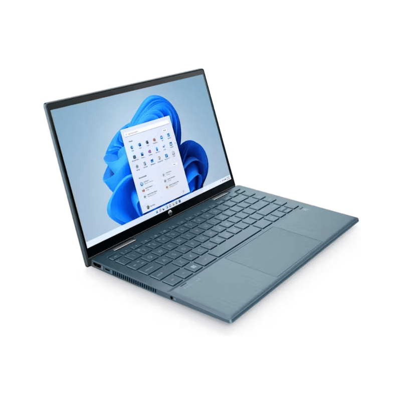 HP x360 Convertible 14 - dy02191tu 14" Touch Gold 7505 8GB RAM 256GB SSD Win 11 - Pruce Blue - UN Tech