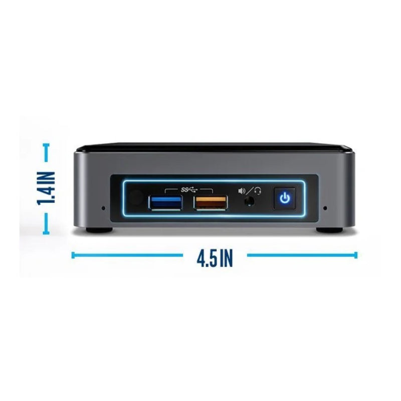 Intel NUC 7I5BNK Mini PC i5 - 7260U 8GB RAM 500GB Storage Win 10 - UN Tech