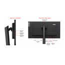 Lenovo ThinkStation P320 SFF i7 16GB RAM 256GB SSD Win 11 + Dual Lenovo P24h-10 Monitors