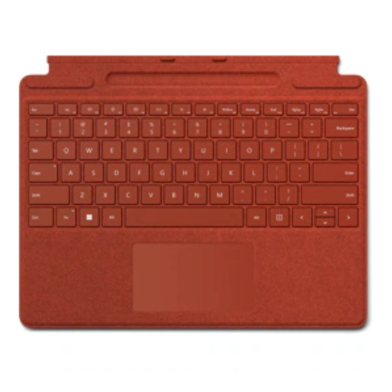Microsoft Surface Pro Keyboard with pen storage for Surface Pro 8 9 X - Poppy Red - UN Tech