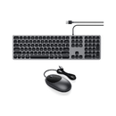 Satechi C1 USB - C Wired Mouse and Satechi Wired USB - A Keyboard for PC Desktop Mac - UN Tech